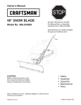 Craftsman 486.244283 Owner`s manual