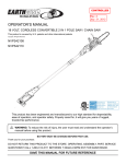 EarthWise NVPS42110 Operator`s manual