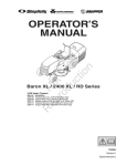 Simplicity 385777 Operator`s manual