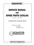 Equator EZ3600CEE Service manual