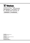 Vestax PMC-07Pro Owner`s manual