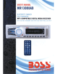 Boss Audio Systems MR1308UAB User`s manual