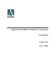 AmbiCom WL1100B-AP User manual