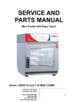 Cleveland Convotherm PC-HACCP Owner`s manual