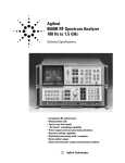Agilent Technologies 8568B Specifications
