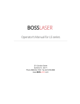 Boss BV9562B Operator`s manual