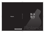 Roland RG-3F Owner`s manual
