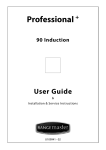 Rangemaster 90 INDUCTION U109941 - 02 User guide