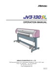MIMAKI JV3-130SPII Specifications