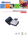 Memorex 32601080 - Mega TravelDrive 8 GB External Hard Drive User`s guide