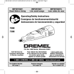 Dremel 7300 Specifications