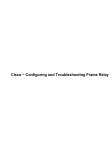 Cisco Configuring and Troubleshooting Frame Relay