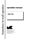 MK Sound SW-150 Specifications