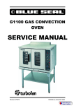 Moffat Blue Seal G1100 Service manual