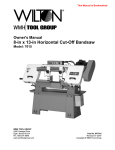 Wilton 7015 Owner`s manual