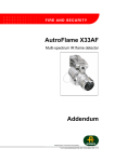 Autronica AutroFlame X33AF Datasheet