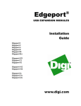 Digi Edgeport 412 Installation guide
