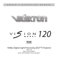 Vidikron SERIES 1080p Specifications