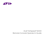 Avid Technology AirSpeed 5000 Product specifications