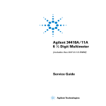 Agilent Technologies L4411A 1U DMM Technical data