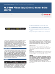 Bosch PLE-SDT Specifications