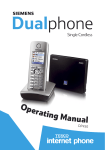 Siemens Dualphone DP450 User guide