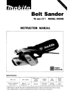 Makita 9900B Instruction manual