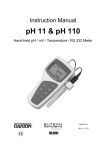 EUTECH INSTRUMENTS CYBERCOMM PRO FOR CYBERSCAN PH 2500 Instruction manual