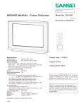 Sansei TS5129F Service manual