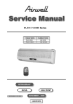 Airwell FLO 9 DCI Service manual