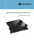Motorola RFS6000 - Wireless RF Switch Installation guide