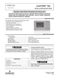 White Rodgers 1F71 Specifications