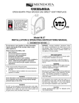 Mendota CHELSEA M-27 Operating instructions