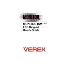 Verex Monitor ISM User`s guide
