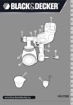 Black & Decker HVLP200 Technical data