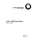 AT&T 7400B Plus User`s guide