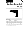 Makita 6075D Instruction manual