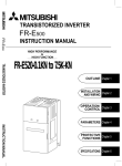 Mitsubishi Electric FR-E520 Instruction manual