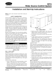 Carrier 50YA Instruction manual