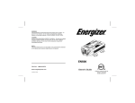 Energizer EN500 Operator`s manual