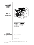 Craftsman 919.670031 Owner`s manual