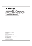Vestax PCV-150 Owner`s manual