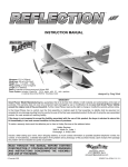 electrifly REFLECTION Instruction manual