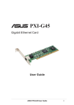 Asus PXI-G45 User guide