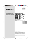 Aiwa CDC-X317 Operating instructions