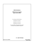 Agilent Technologies 669xA Service manual