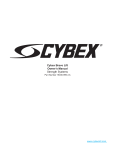 CYBEX 8810 Owner`s manual