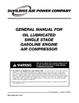 DeVilbiss MG4-OLENG-2B Troubleshooting guide