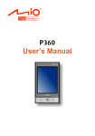 Mio P360 User`s manual