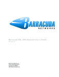 Barracuda Networks SSL VPN Specifications